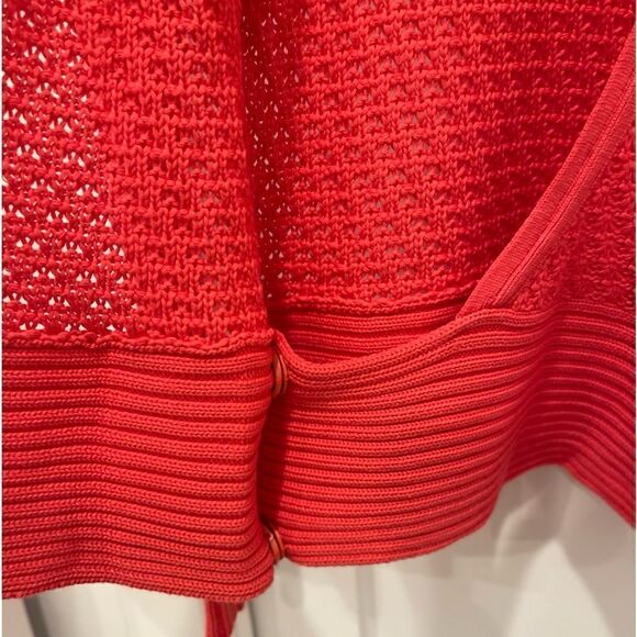 Cache Side Bucket Open Wrap Knit Cardigan.Size S - Picture 9 of 16